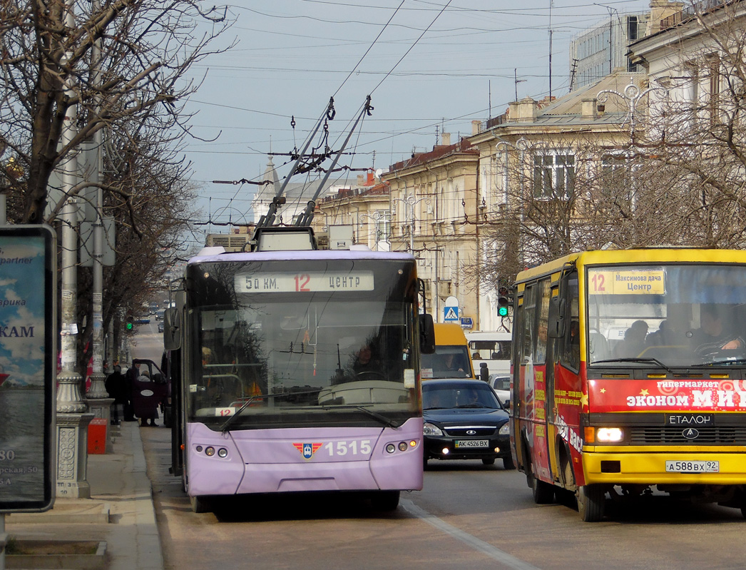 Севастополь, ЛАЗ E183A1 № 1515