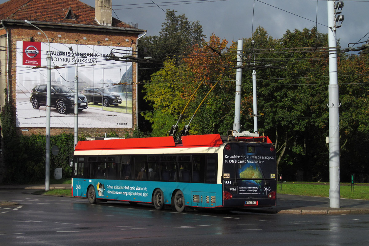 Вильнюс, Solaris Trollino II 15 AC № 1681