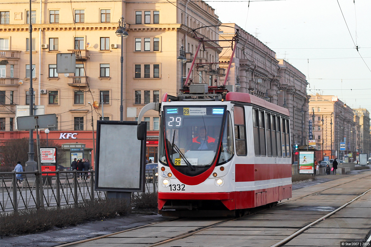 Санкт-Петербург, 71-134А (ЛМ-99АВН) № 1332