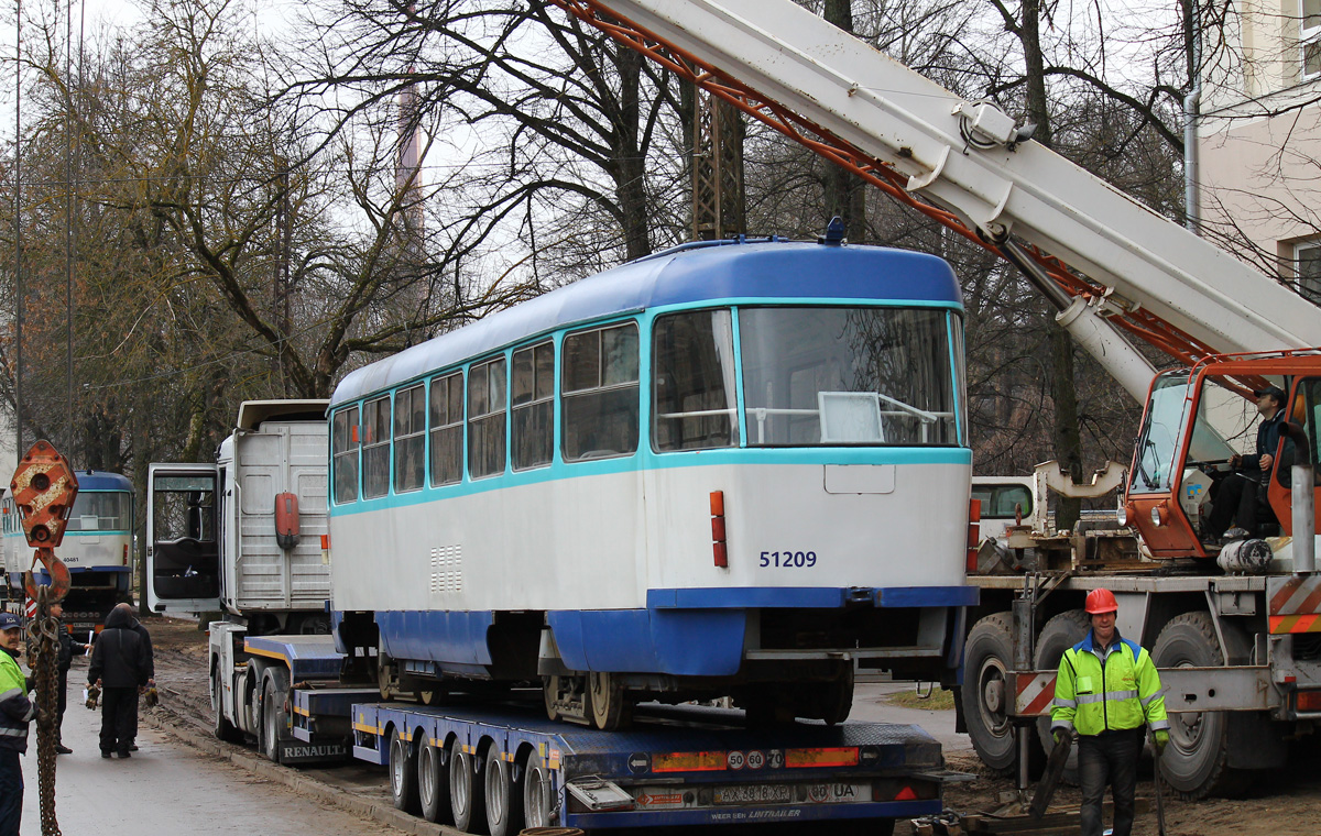Riga, Tatra T3A — 51209; Riga — Transportation of Rolling Stock