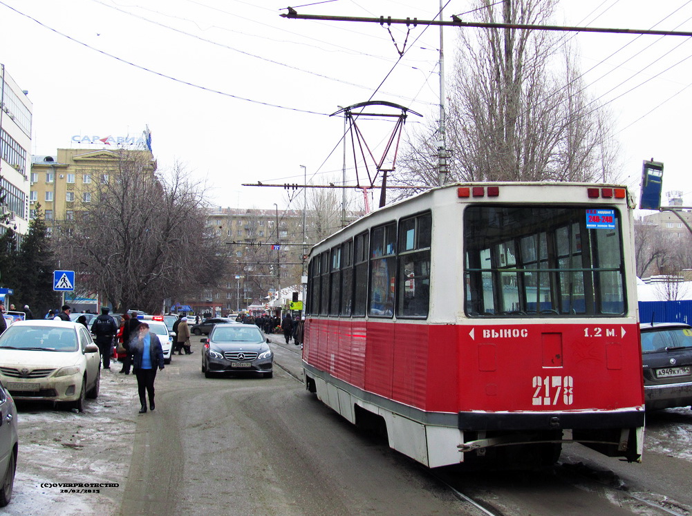 Саратов, 71-605 (КТМ-5М3) № 2178; Саратов — Происшествия