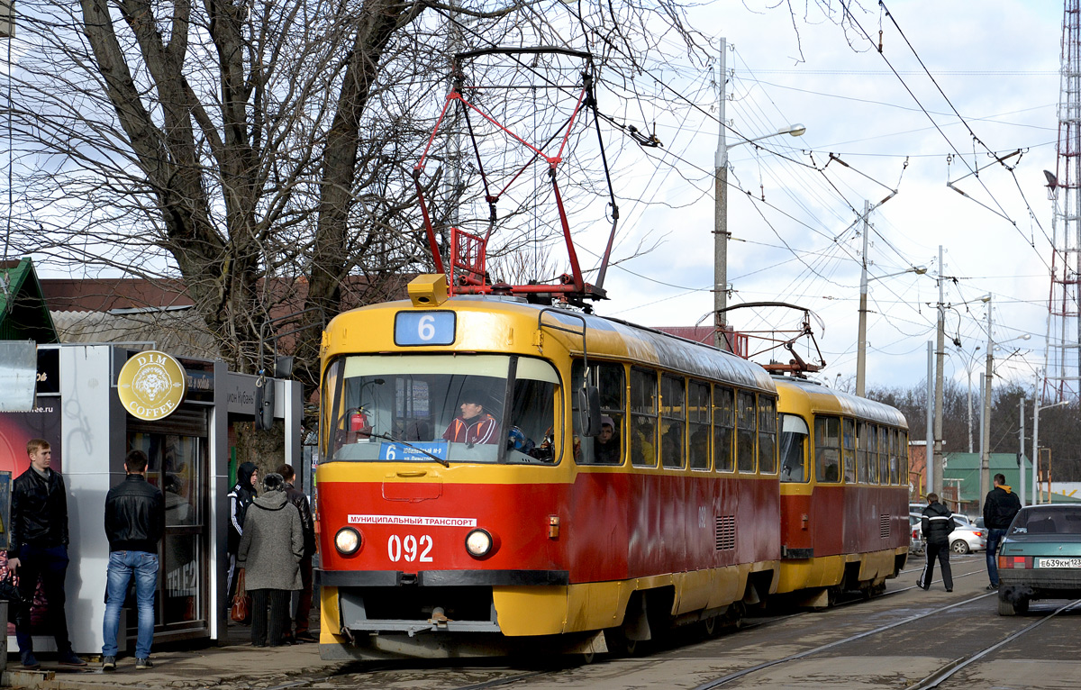 Краснодар, Tatra T3SU № 092