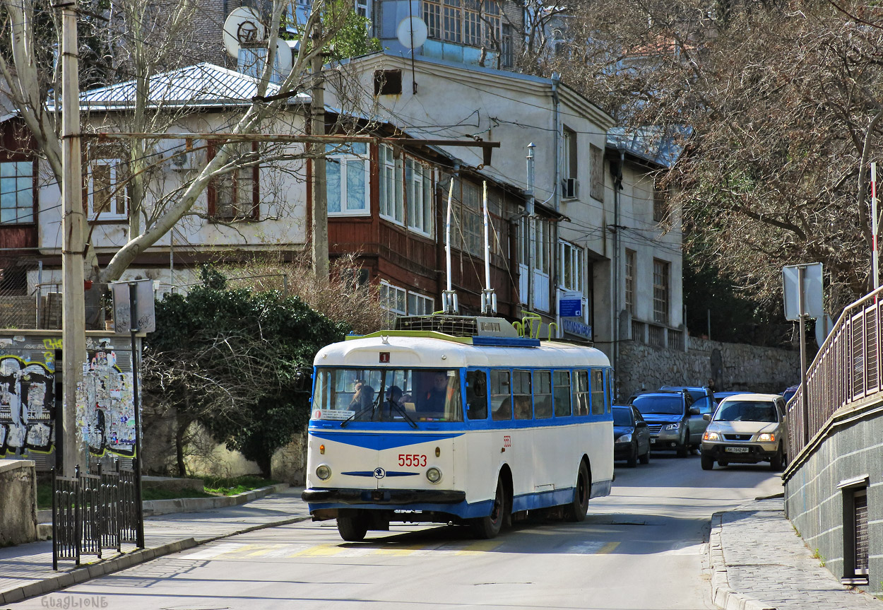 Крымский троллейбус, Škoda 9Tr21 № 5553