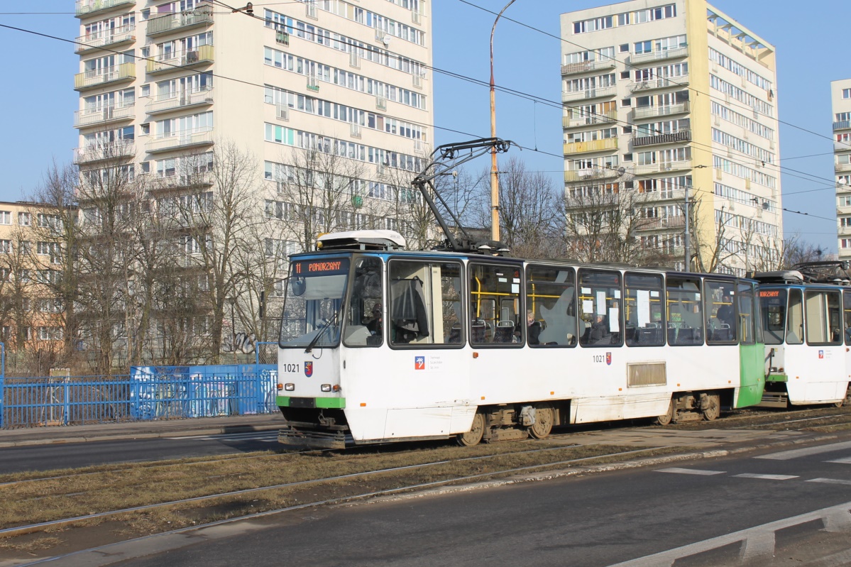 Щецин, Konstal 105Na № 1021