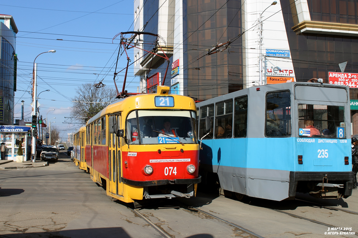 Краснодар, Tatra T3SU № 074