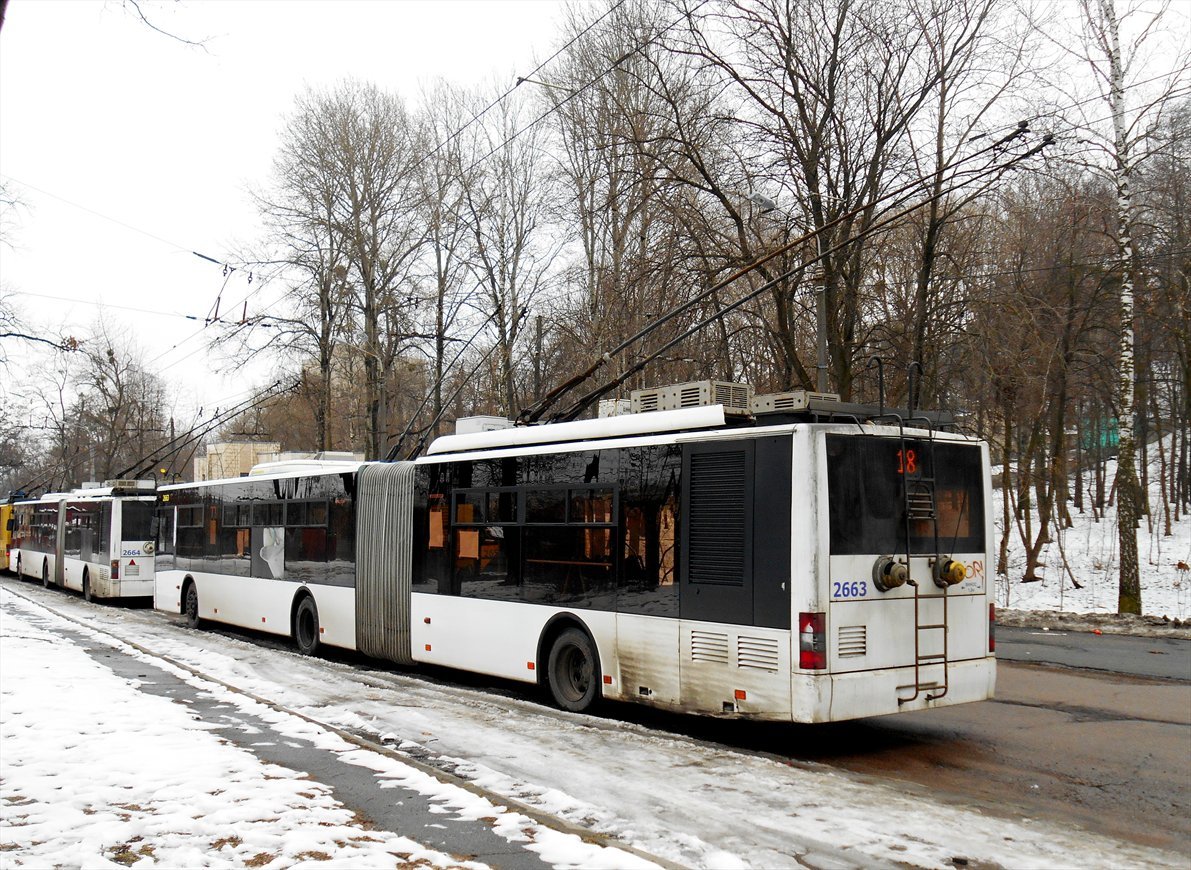 Киев, ЛАЗ E301D1 № 2663