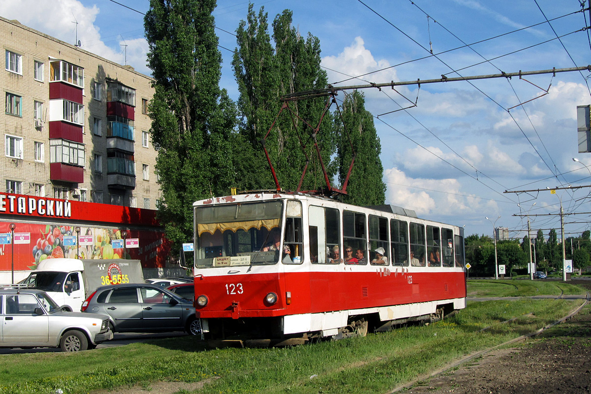 Липецк, Tatra T6B5SU № 123