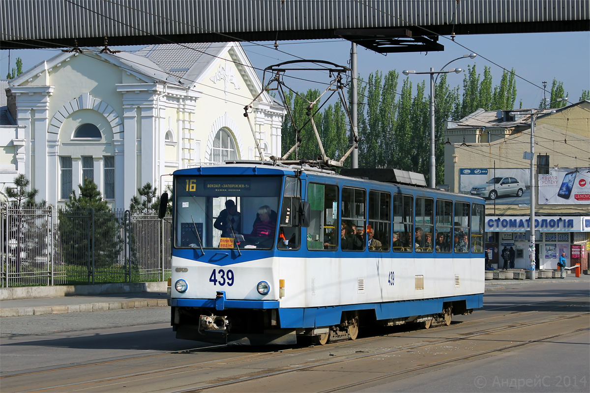 Запорожье, Tatra T6B5SU № 439