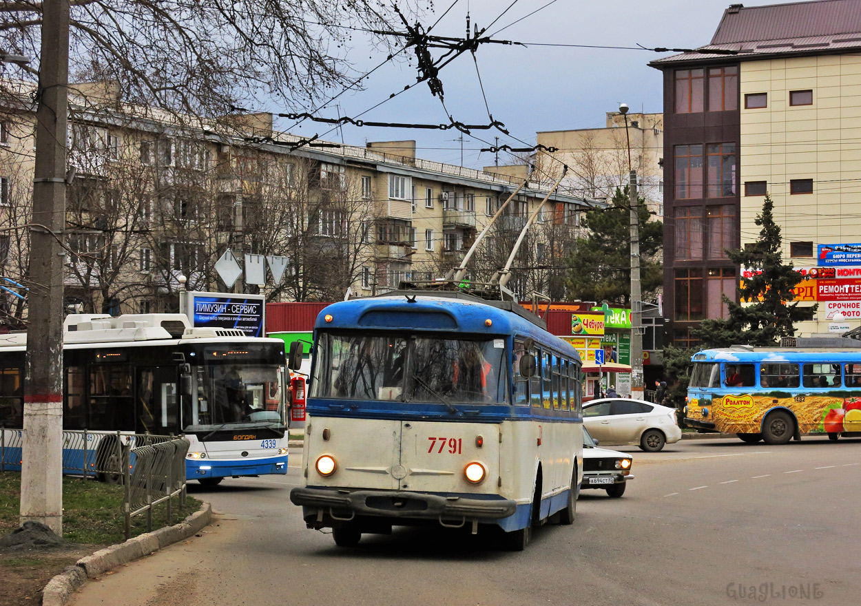 Крымский троллейбус, Škoda 9TrH29 № 7791