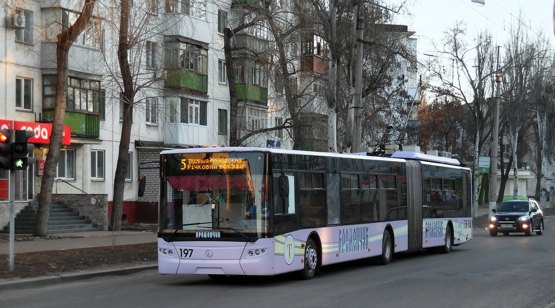 Кременчуг, ЛАЗ E301A1 № 197