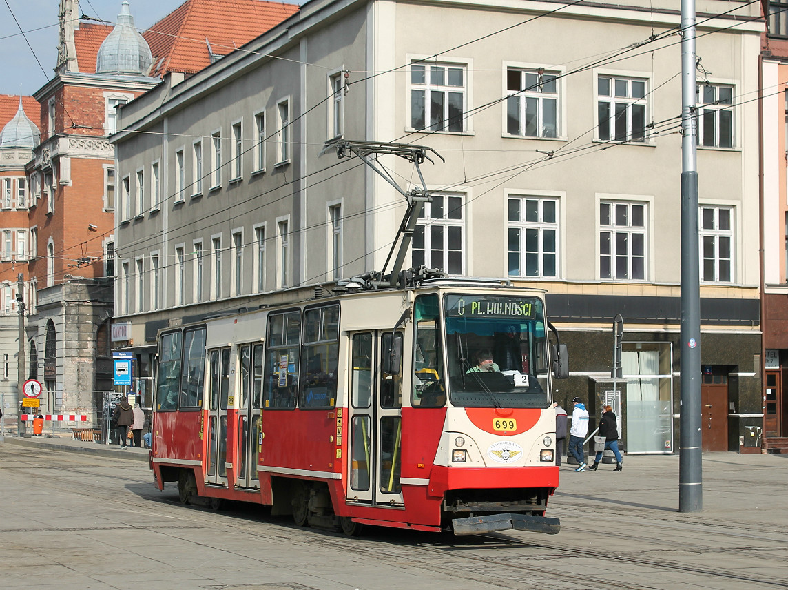 Силезские трамваи, Konstal 105Na № 699