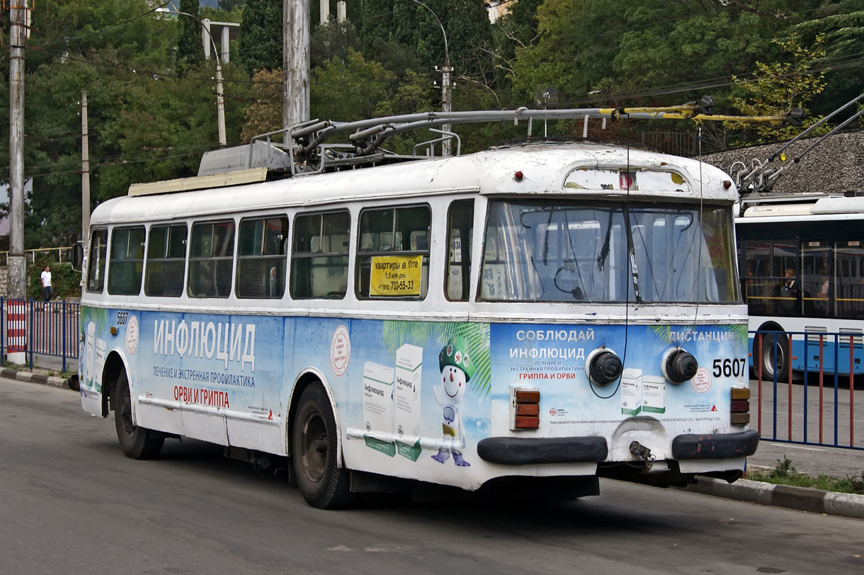 Крымский троллейбус, Škoda 9Tr24 № 5607