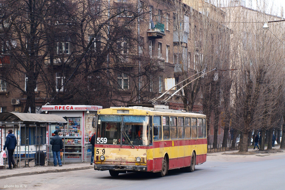 Львов, Škoda 14Tr89/6 № 559