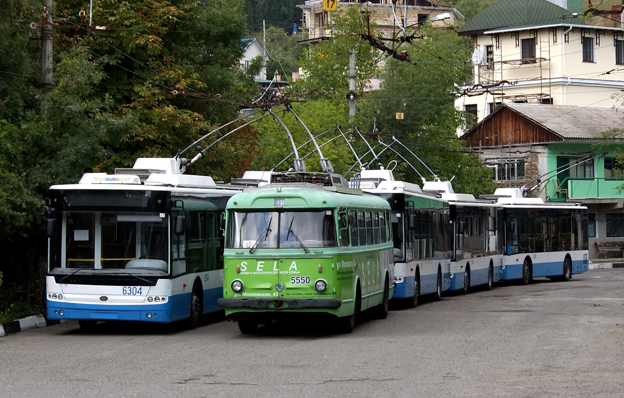 Крымский троллейбус, Škoda 9Tr21 № 5550