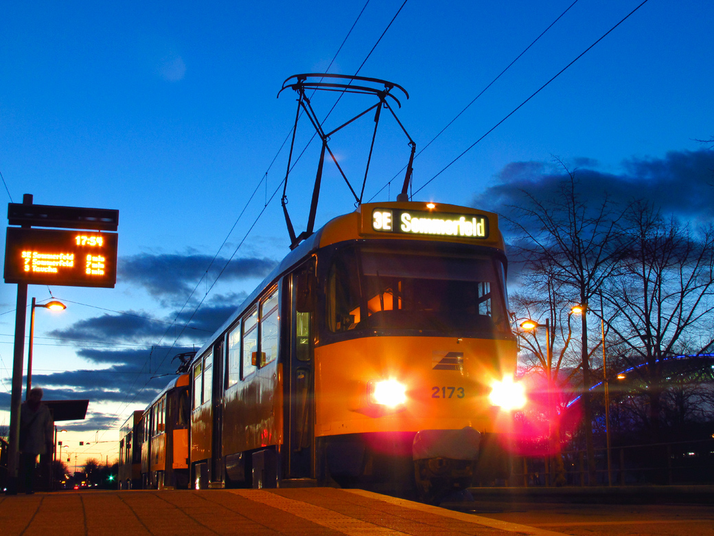 Leipzig, Tatra T4D-M1 № 2173