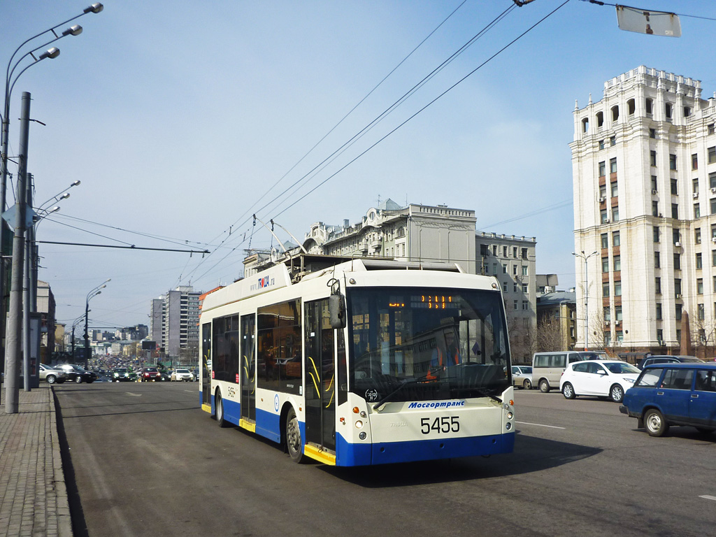 Москва, Тролза-5265.00 «Мегаполис» № 5455