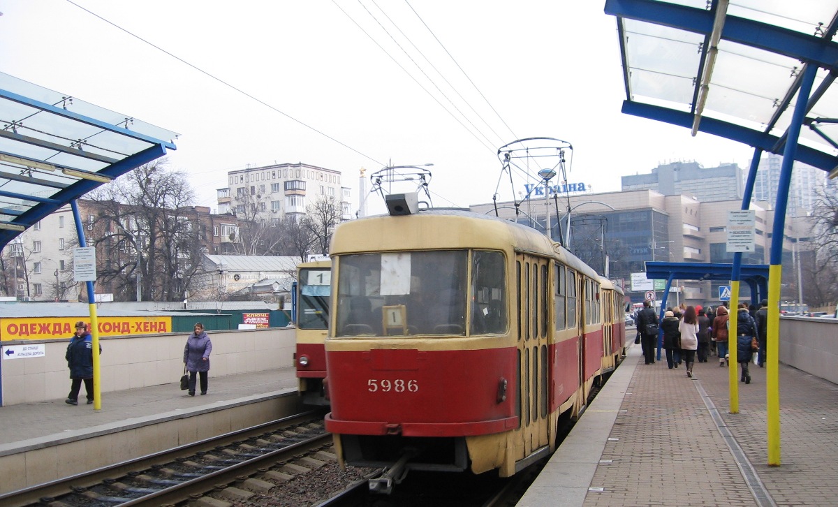 Киев, Tatra T3SU № 5986