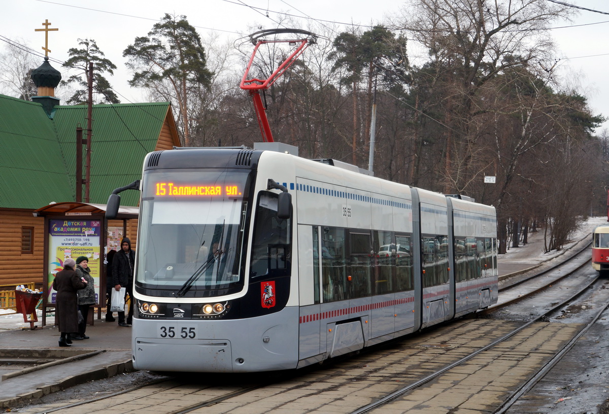 Москва, 71-414 (Pesa Fokstrot) № 3555