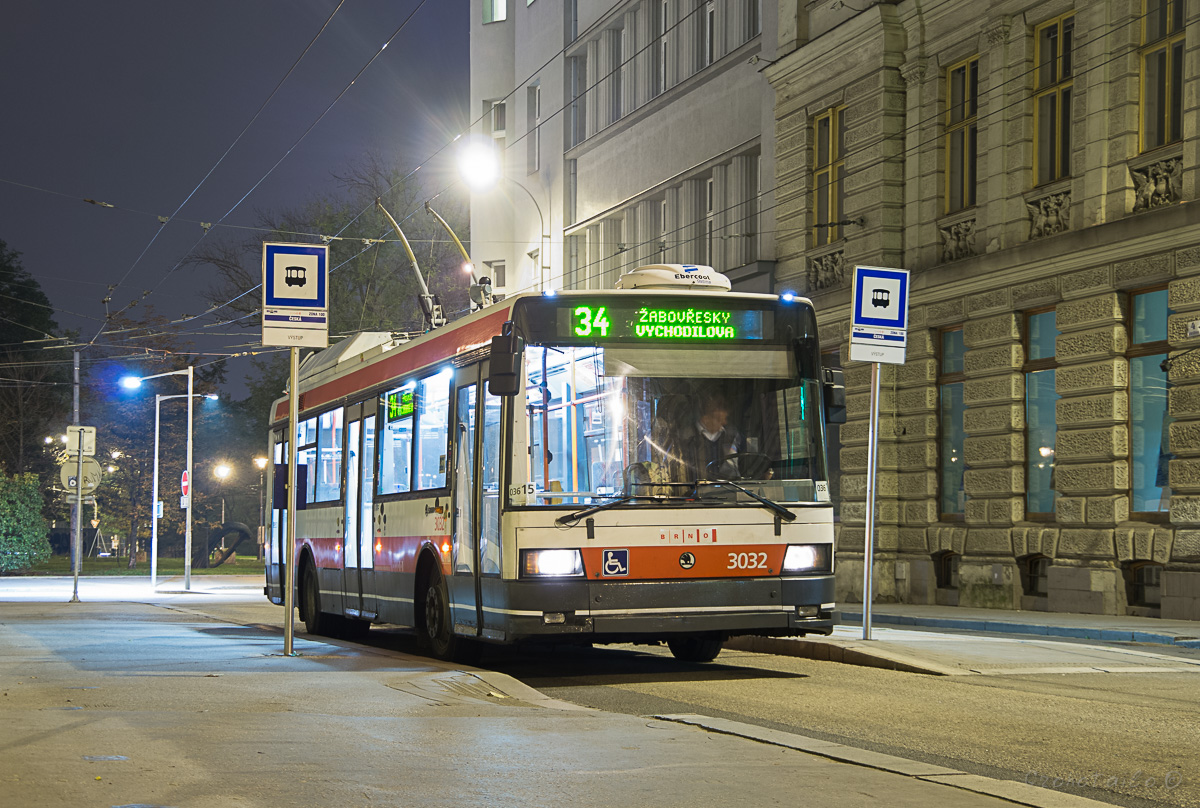 Брно, Škoda 21Tr № 3032
