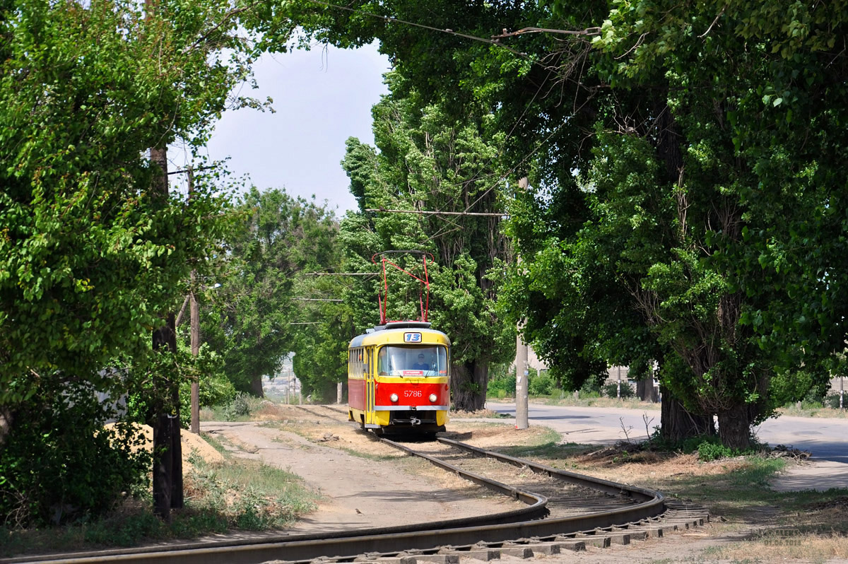 Волгоград, Tatra T3SU (двухдверная) № 5786