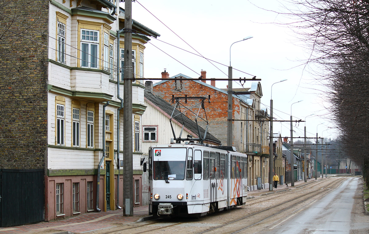 Лиепая, Tatra KT4D № 245