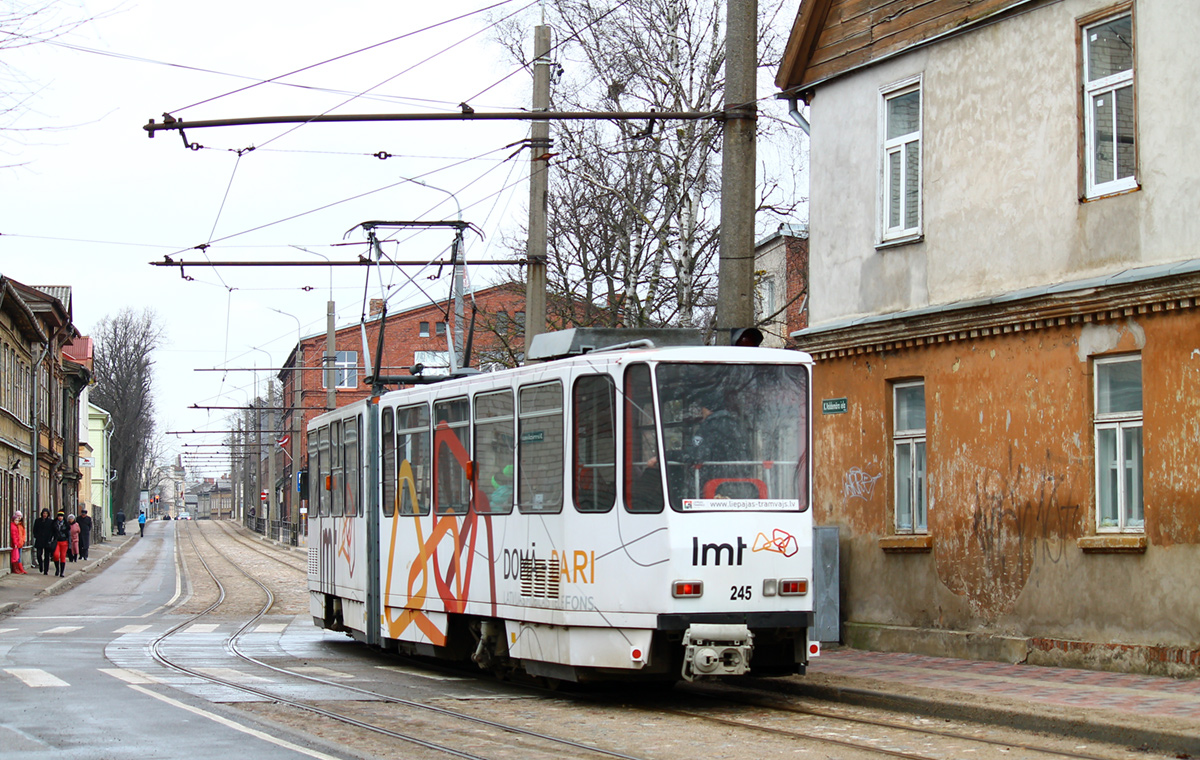 Лиепая, Tatra KT4D № 245