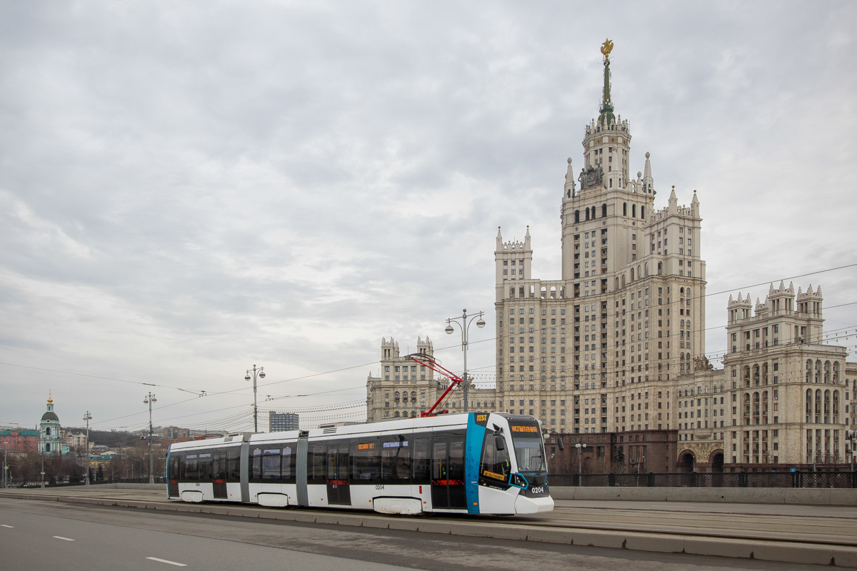 Москва, Stadler B85300М «Метелица» № 0204