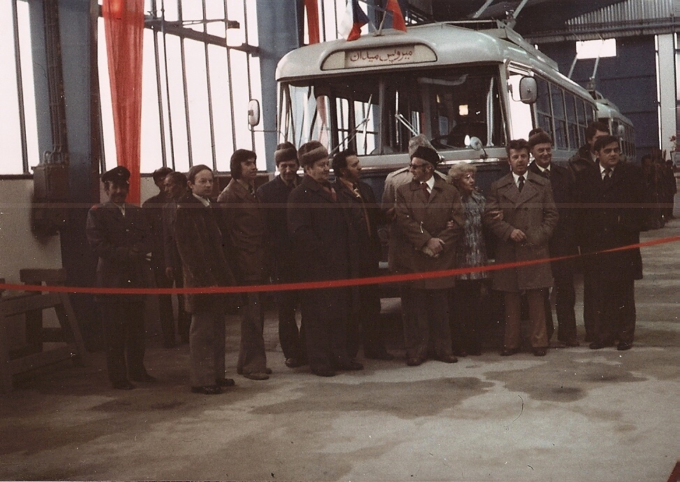 Кабул — Открытие троллейбусного движения 09.02.1979