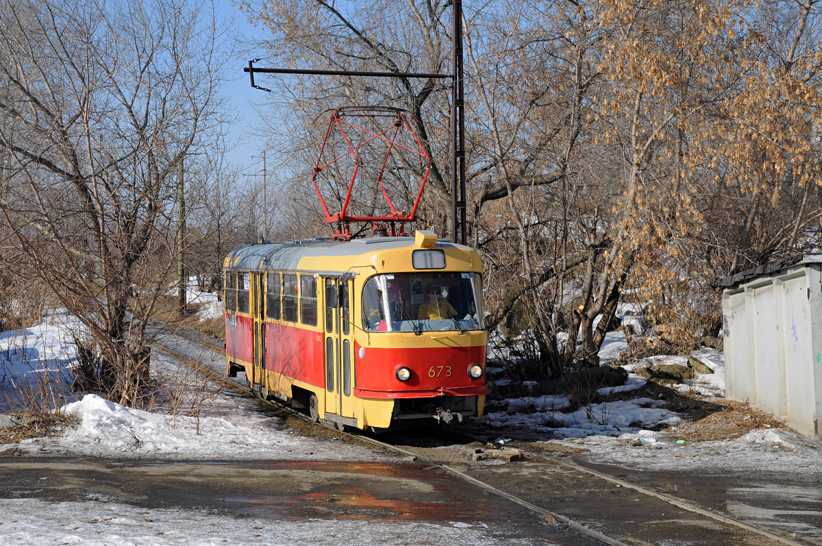 Екатеринбург, Tatra T3SU № 673