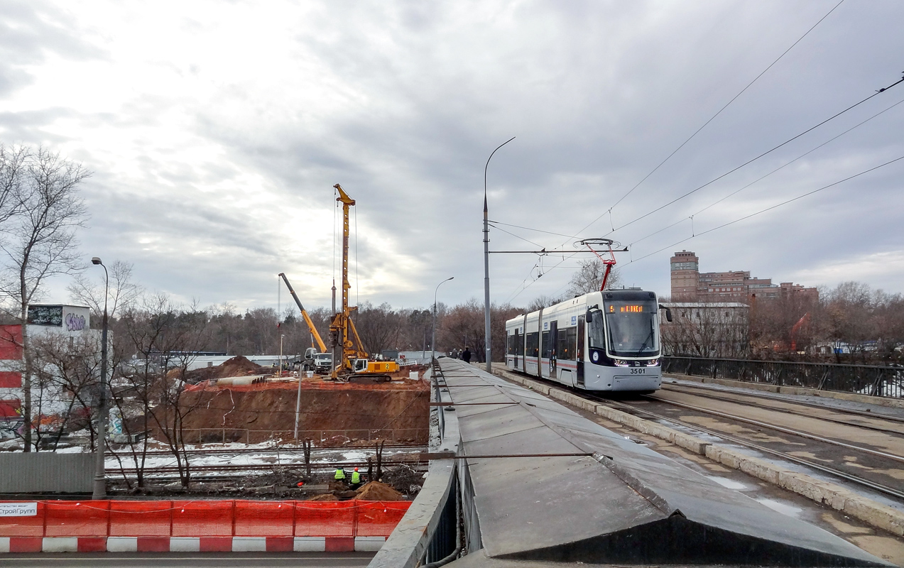 Москва, 71-414 (Pesa Fokstrot) № 3501