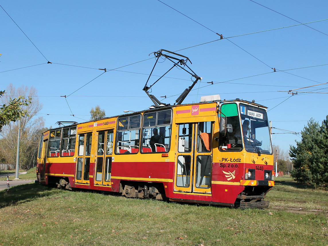 Lodz, Konstal 805Na č. 1440; Lodz — Telefoniczna depot