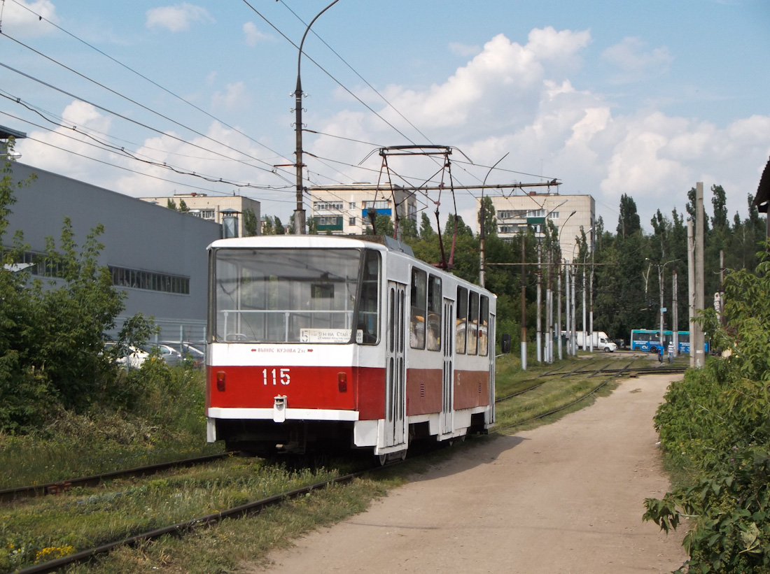 Липецк, Tatra T6B5SU № 115