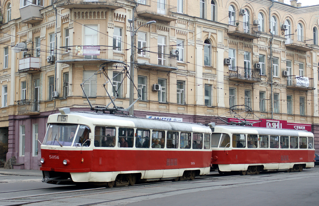 Киев, Tatra T3SU № 5856