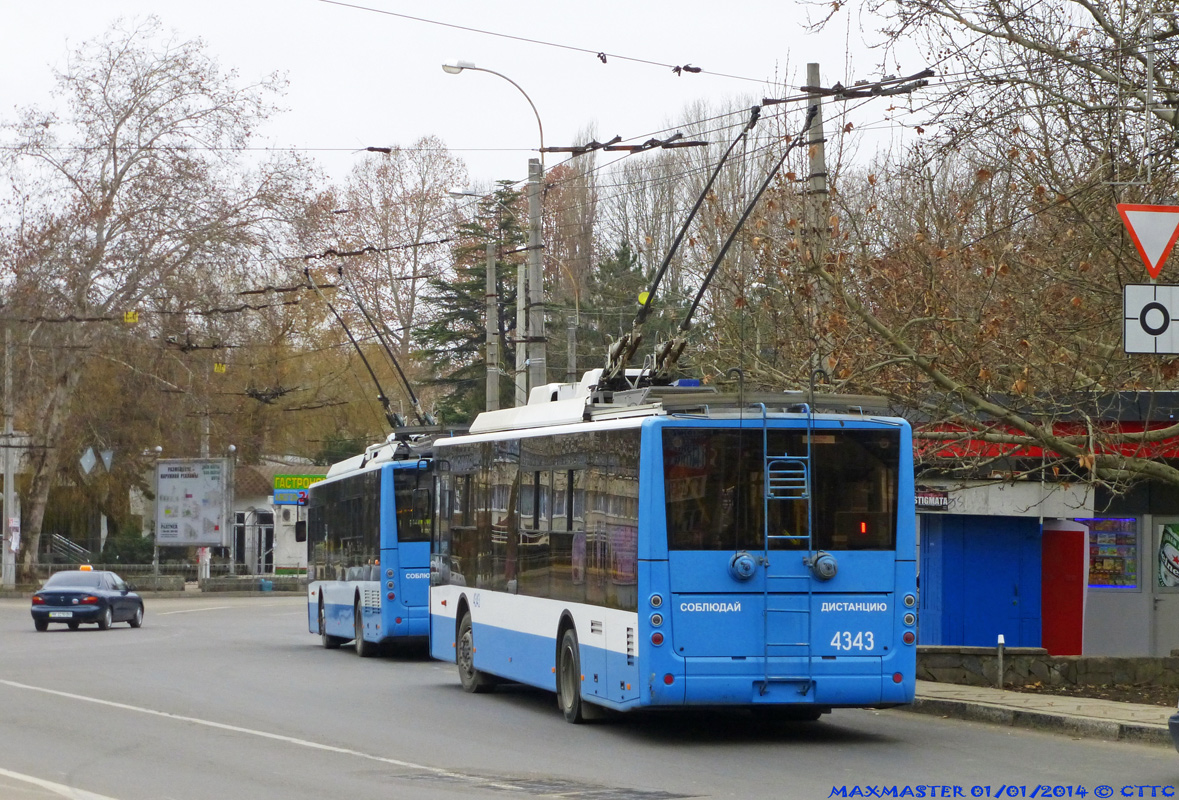 Крымский троллейбус, Богдан Т70110 № 4343
