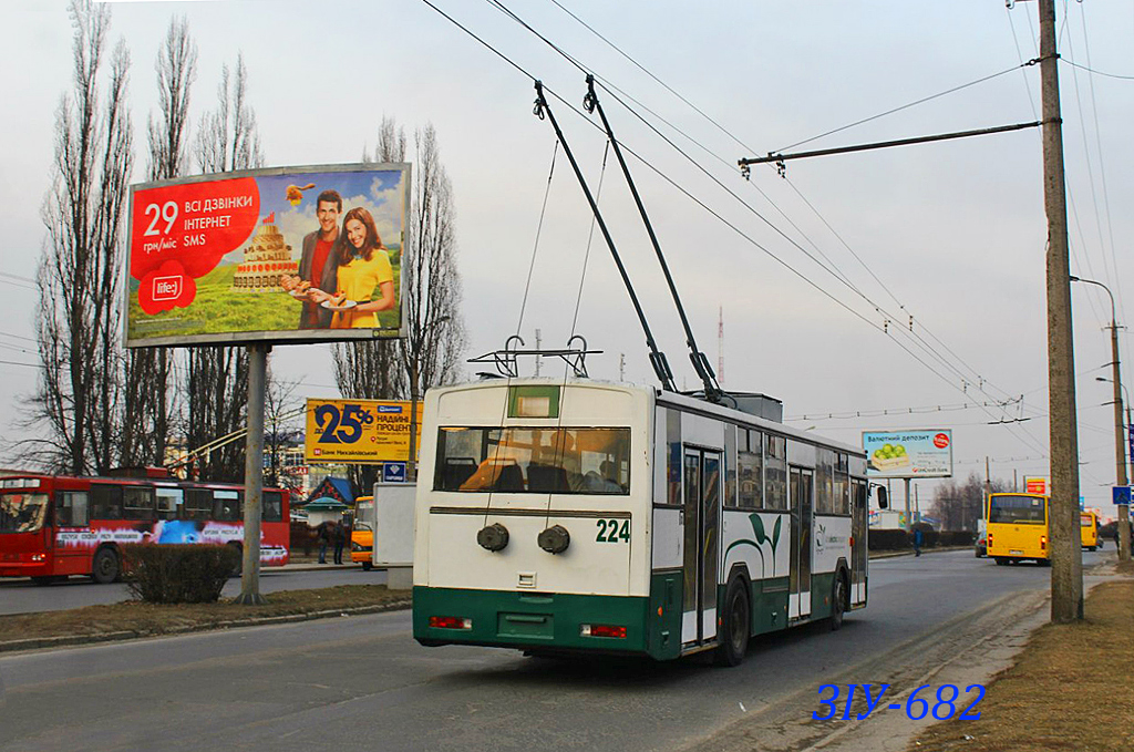 Луцк, MPK/Jelcz 120MT № 224
