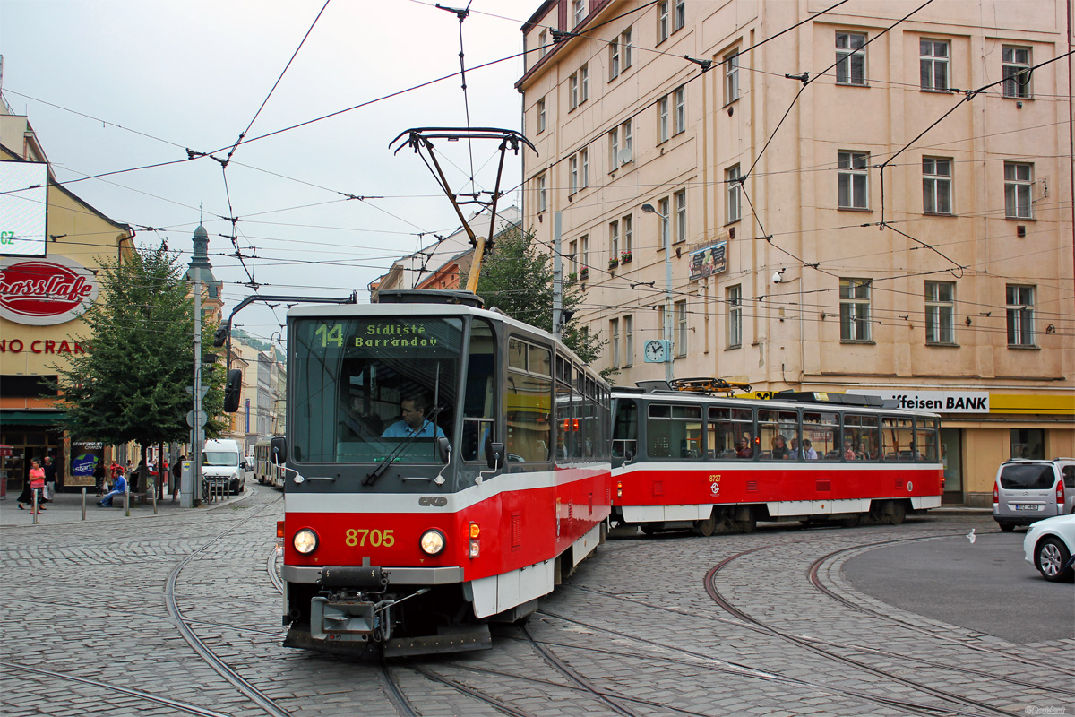 Прага, Tatra T6A5 № 8705