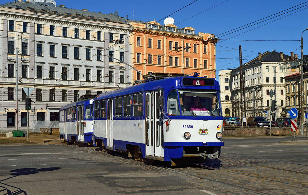 Рига, Tatra T3A № 51656