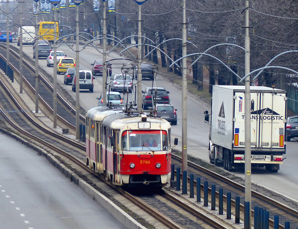 Киев, Tatra T3SU № 5768 Киев, Tatra T3SU № 5768