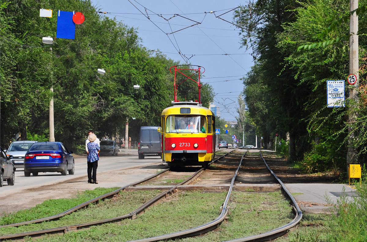 Волгоград, Tatra T3SU (двухдверная) № 2733
