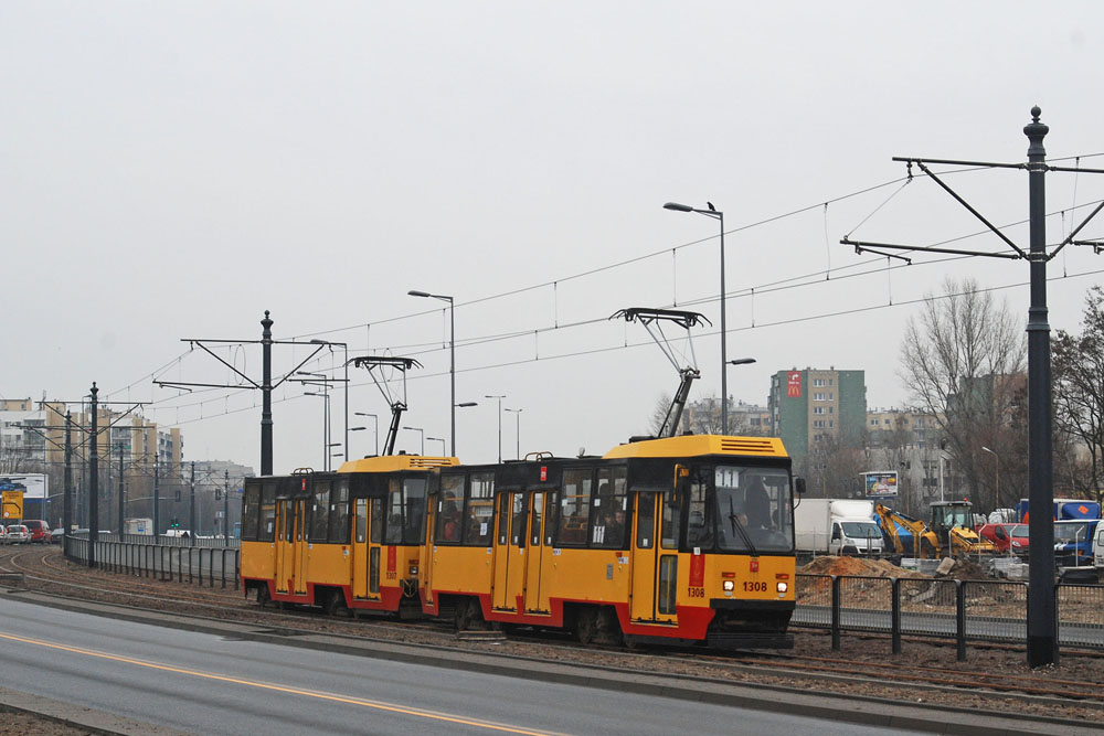 Варшава, Konstal 105Na № 1308