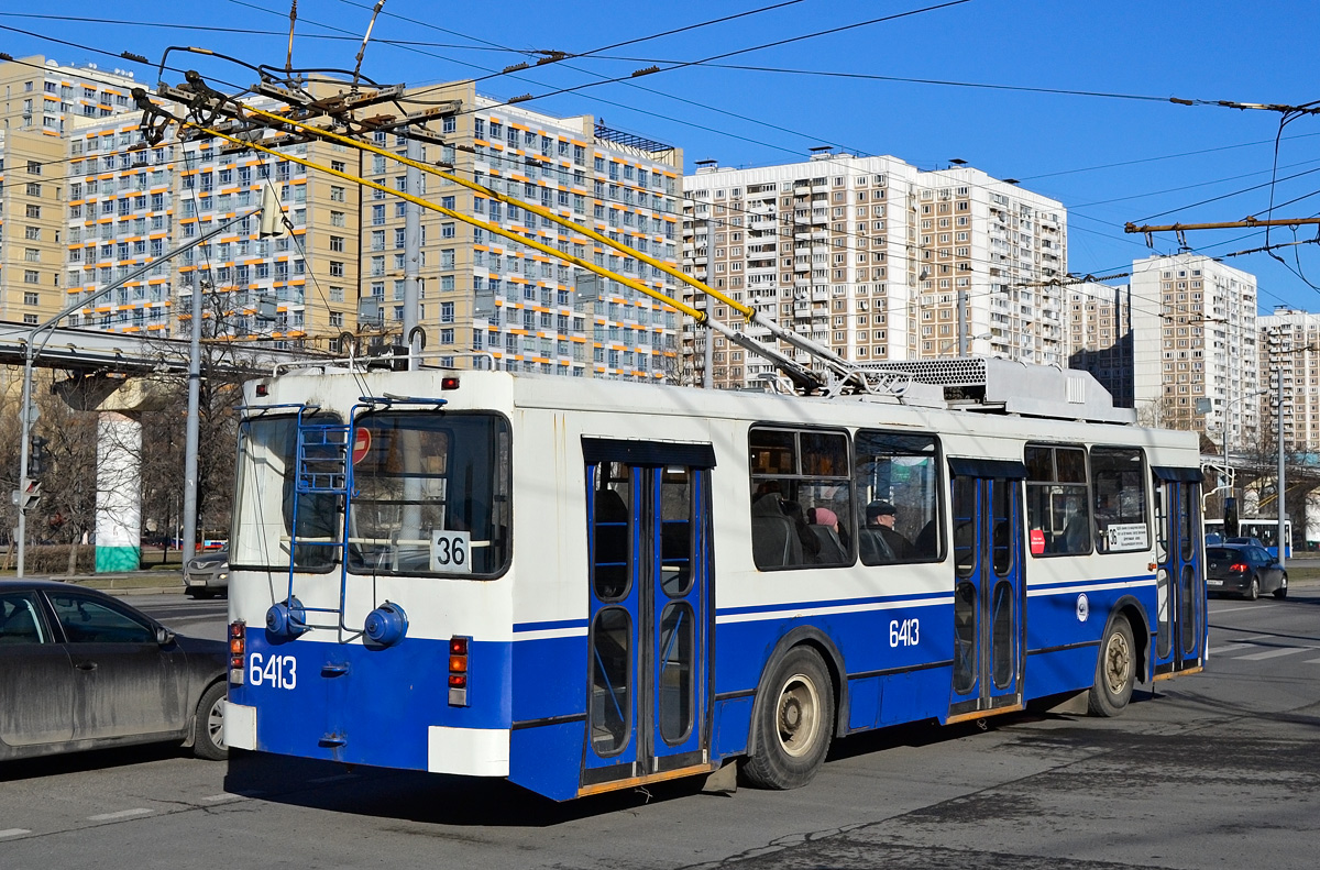 Москва, ЗиУ-682ГМ1 (с широкой передней дверью) № 6413