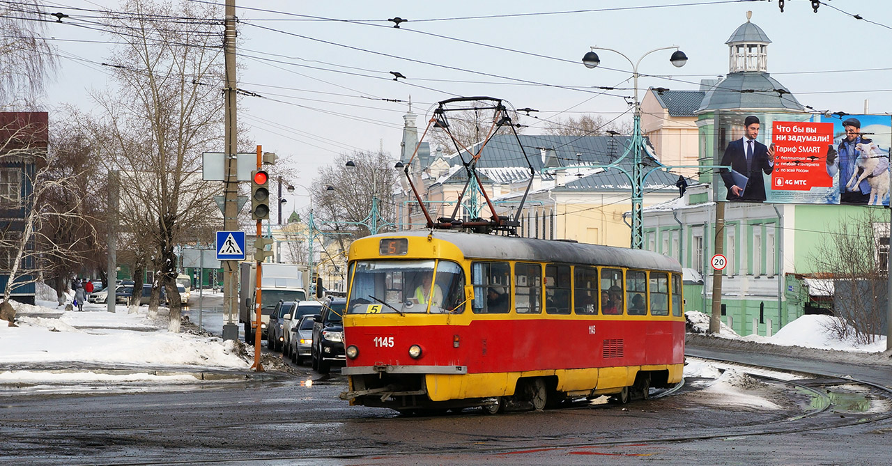 Барнаул, Tatra T3SU № 1145