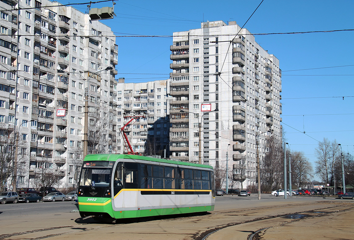 Санкт-Петербург, ЛМ-68М2 (мод. СПб ГЭТ) № 3602