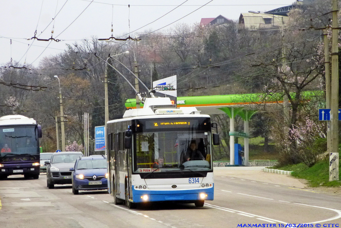 Крымскі тралейбус, Богдан Т60111 № 6314