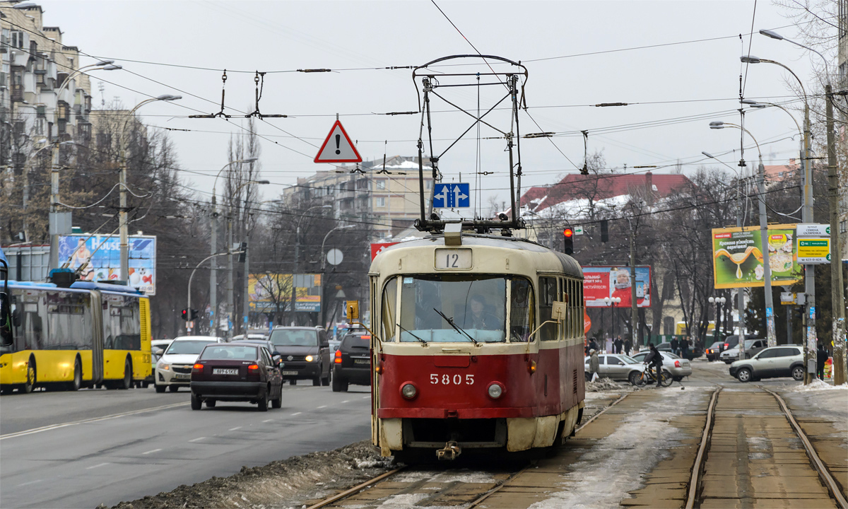 Киев, Tatra T3SU № 5805