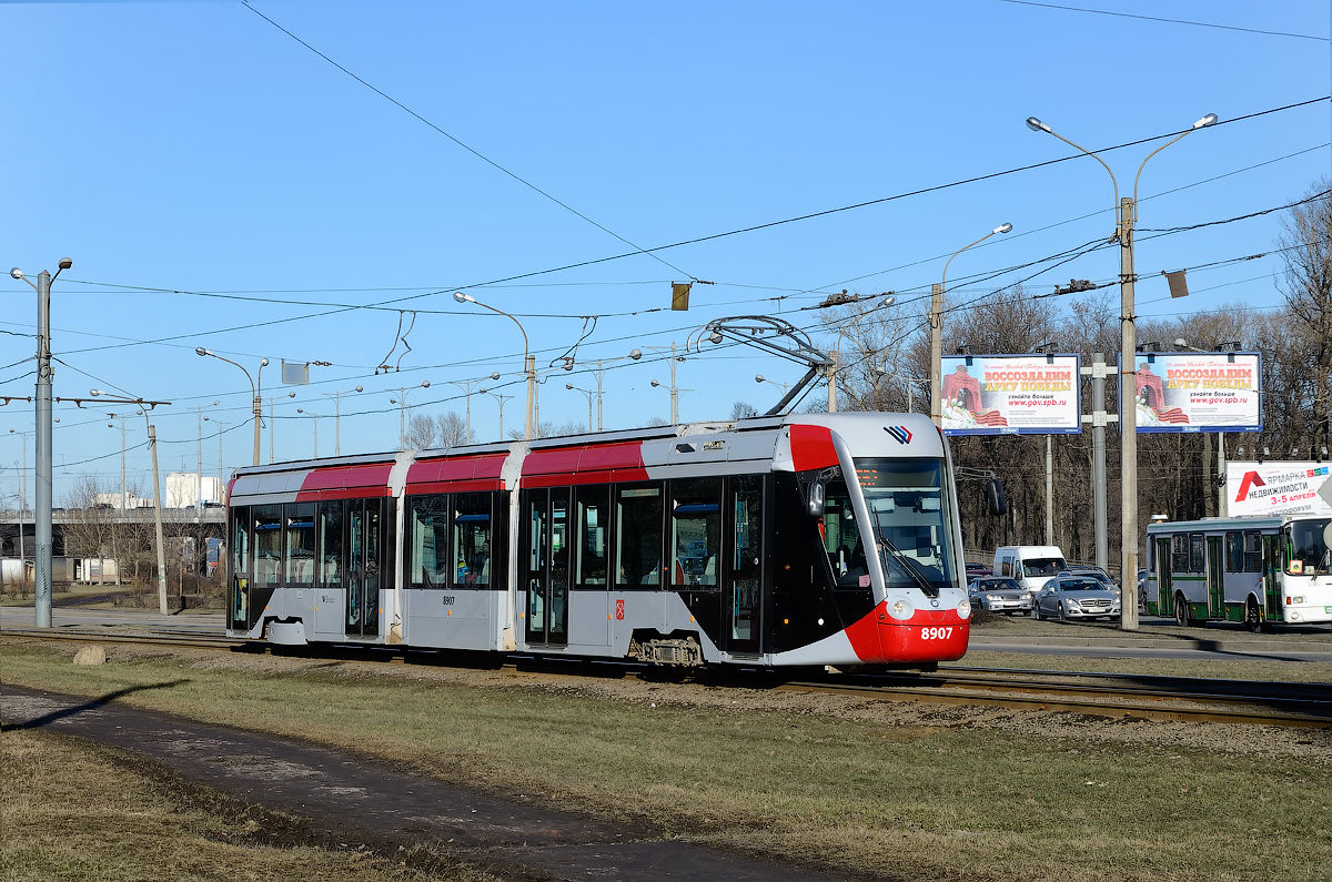 Санкт-Петербург, 71-801 (Alstom Citadis 301 CIS) № 8907