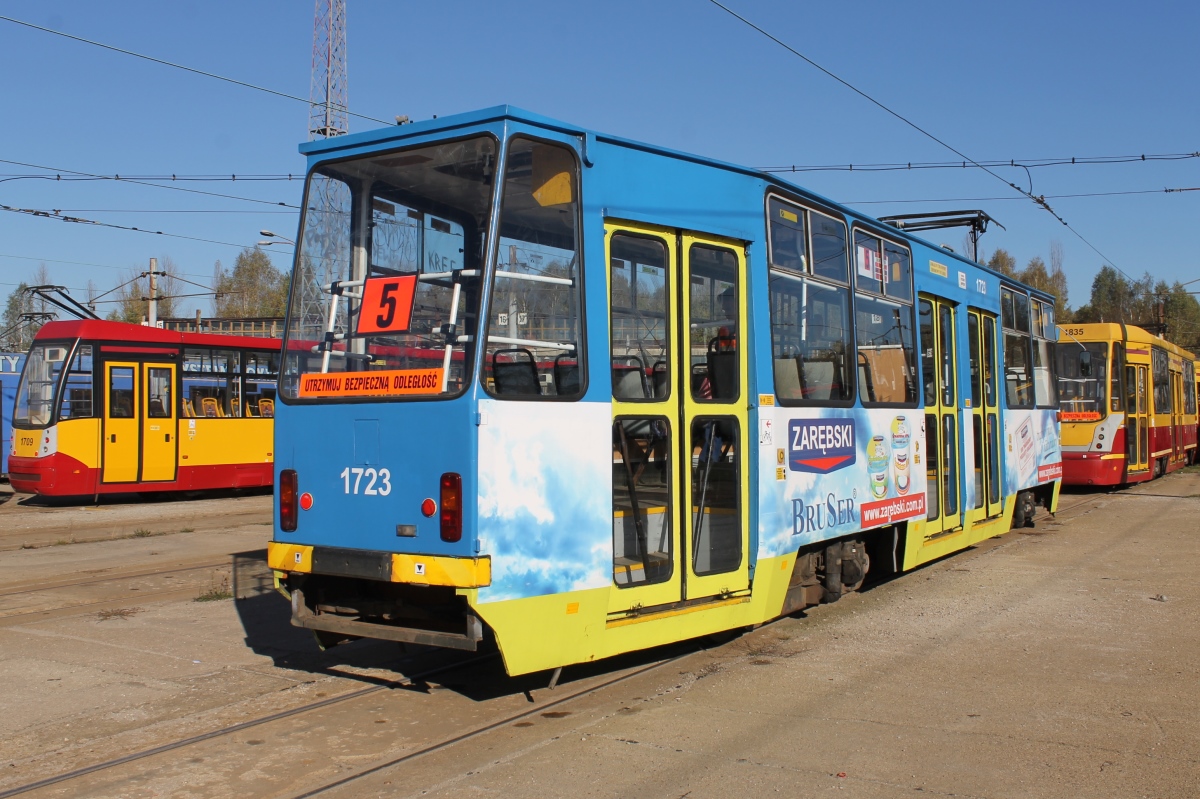 Лодзь, Konstal 805Na № 1723; Лодзь — депо Телефоничная