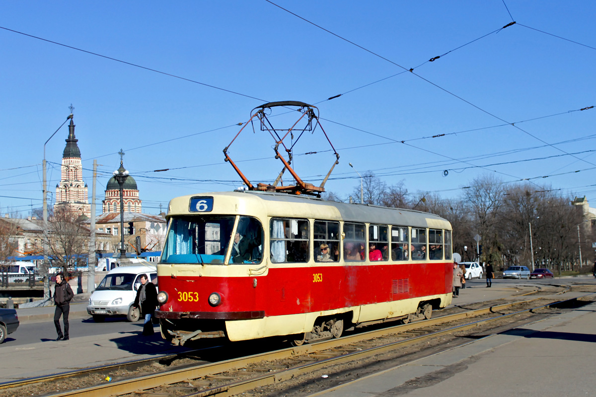 Харьков, Tatra T3SU № 3053