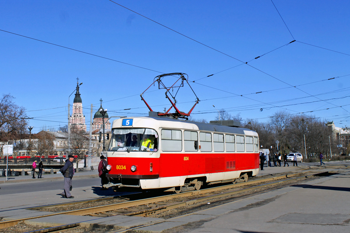 Харьков, Tatra T3M № 8034 Харьков, Tatra T3M № 8034