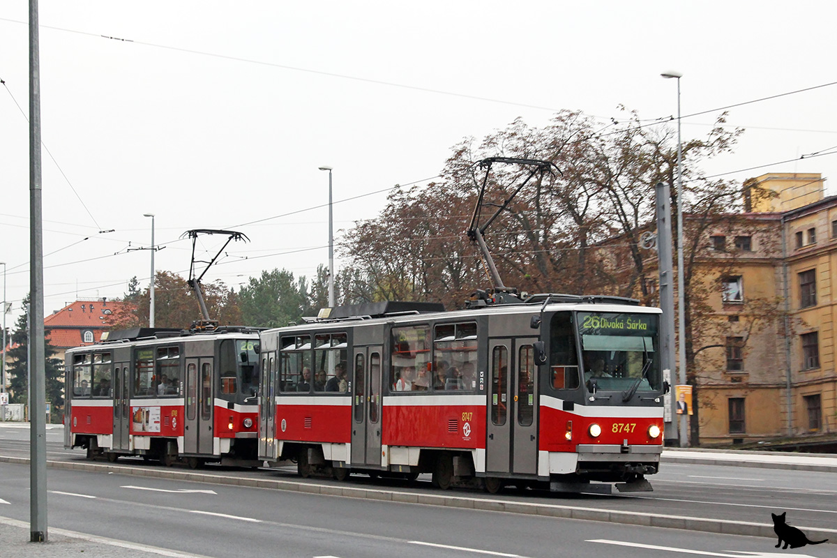 Прага, Tatra T6A5 № 8747